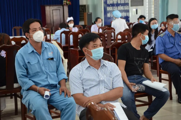 Công ty CP KCN Thành Thành Công đã tổ chức tiêm chủng vaccine ngừa Covid-19 cho toàn bộ CBNV - Công Ty CP Khu Công Nghiệp Thành Thành Công (TTC IZ)