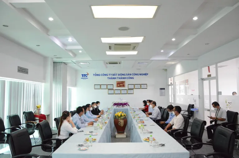 LÃNH ĐẠO TỈNH ỦY - UBND TỈNH - SỞ BAN NGÀNH TỈNH TÂY NINH ĐẾN THĂM VÀ LÀM VIỆC TẠI KHU CÔNG NGHIỆP THÀNH THÀNH CÔNG - Công Ty CP Khu Công Nghiệp Thành Thành Công (TTC IZ)
