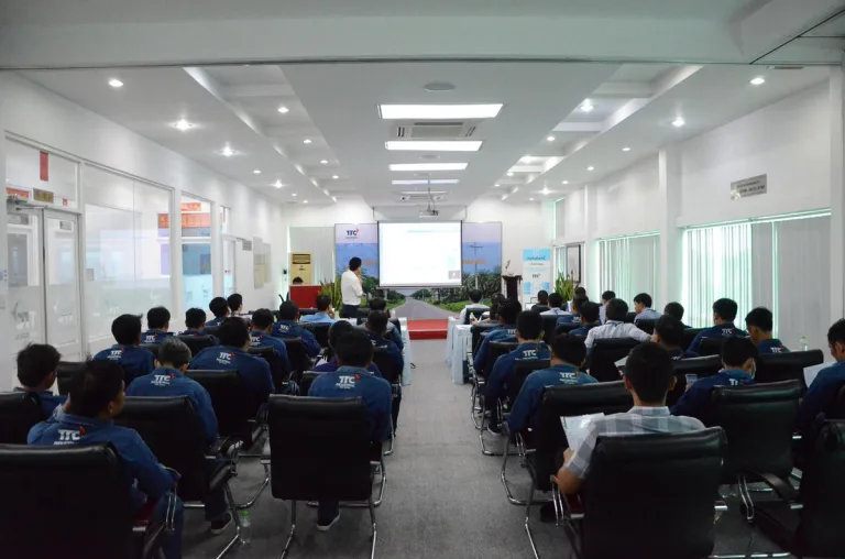 Tổng Công ty Bất động sản Công nghiệp Thành Thành Công phối hợp với Công ty Cổ phần iLotusLand Việt Nam tổ chức buổi đào tạo hướng dẫn sử dụng phần mềm Giám sát và Quản lý Dữ liệu quan trắc môi trường - Công Ty CP Khu Công Nghiệp Thành Thành Công (TTC IZ)