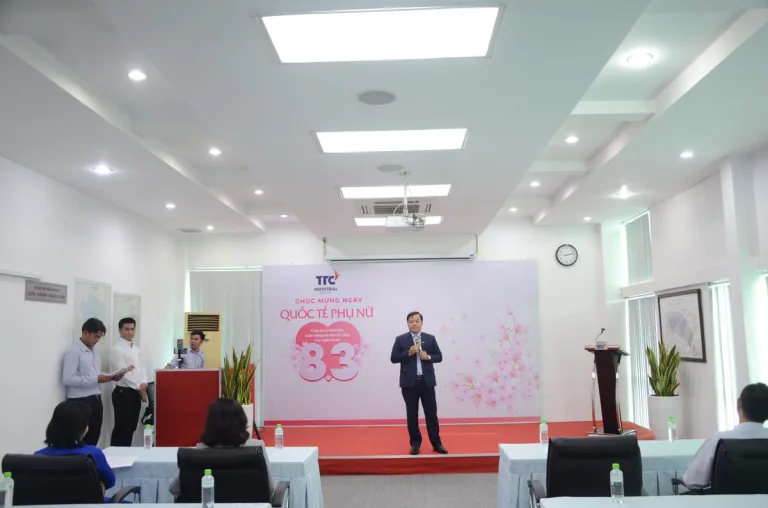 TỔNG CÔNG TY BĐS CÔNG NGHIỆP THÀNH THÀNH CÔNG CHÚC MỪNG NGÀY QUỐC TẾ PHỤ NỮ 08 - 3 - Công Ty CP Khu Công Nghiệp Thành Thành Công (TTC IZ)