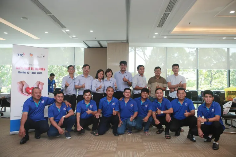 TCT BĐS Công nghiệp Thành Thành Công đã tham gia chương trình hiến máu tự nguyện "Niềm vui từ lòng nhân ái" lần thứ 12 năm 2023 - Công Ty CP Khu Công Nghiệp Thành Thành Công (TTC IZ)