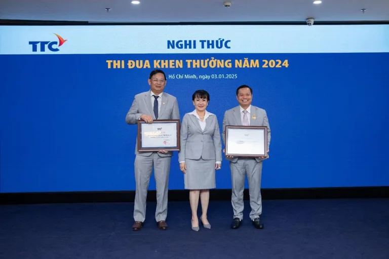 TTC IZ ghi dấu ấn tại hội nghị Tổng Kết Năm 2024 Tập Đoàn TTC - Công Ty CP Khu Công Nghiệp Thành Thành Công (TTC IZ)