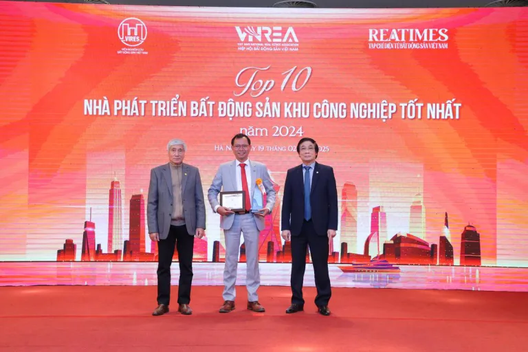 Khu công nghiệp Thành Thành Công được vinh danh “Top 10 Nhà phát triển bất động sản khu công nghiệp tốt nhất năm 2024” - Công Ty CP Khu Công Nghiệp Thành Thành Công (TTC IZ)