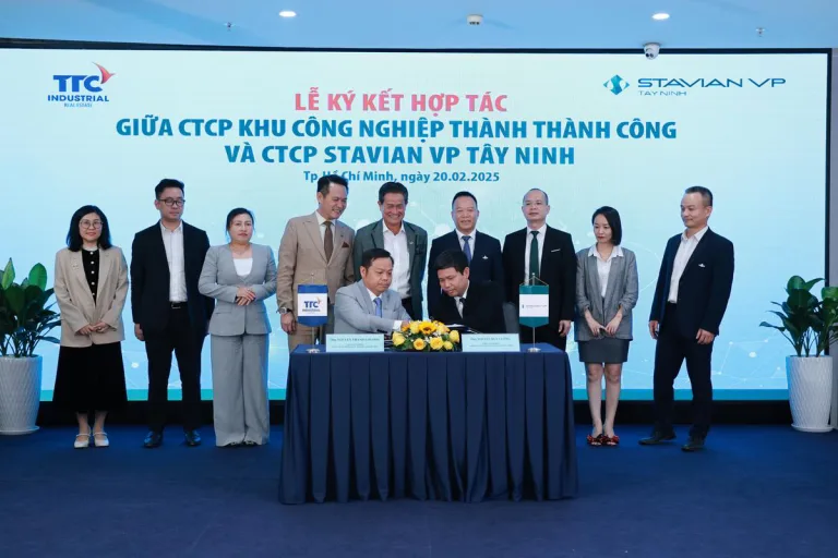 TTC IZ cho Stavian VP Tây Ninh thuê lại quyền sử dụng đất và thuê cơ sở hạ tầng với tổng diện tích là gần 83.000 m2 - Công Ty CP Khu Công Nghiệp Thành Thành Công (TTC IZ)