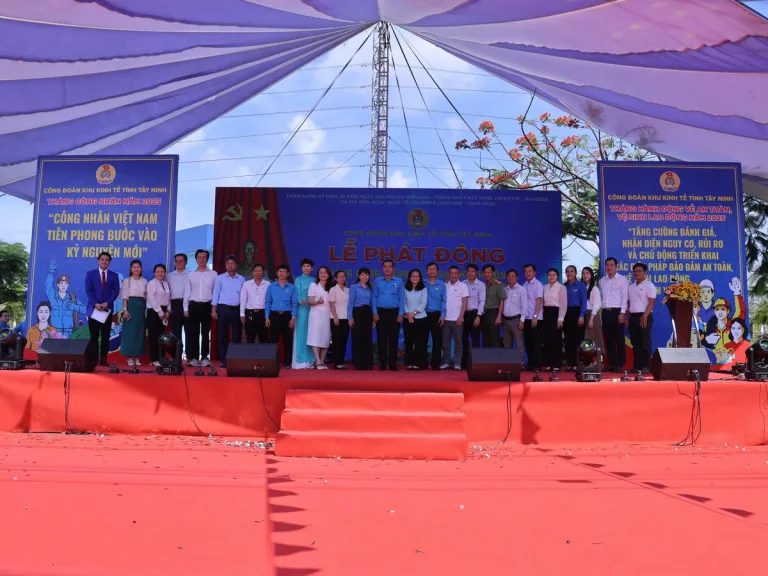 TTC IZ đồng hành cùng Lễ phát động Tháng Công nhân và Tháng hành động về An toàn, Vệ sinh Lao động năm 2025 - Công Ty CP Khu Công Nghiệp Thành Thành Công (TTC IZ)
