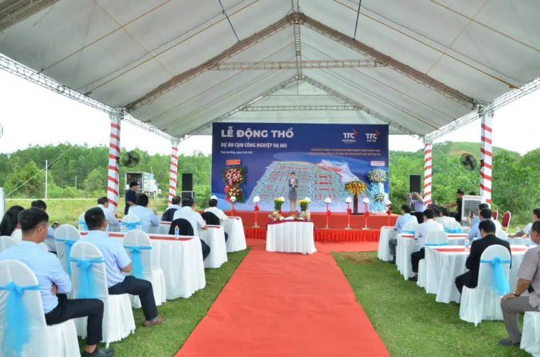 TTC IZ chính thức động thổ CCN Đạ Oai - Công Ty CP Khu Công Nghiệp Thành Thành Công (TTC IZ)
