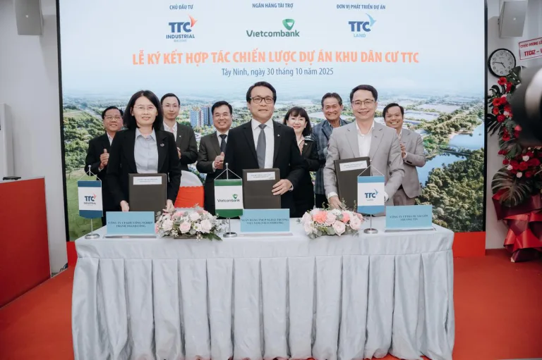 Hợp lực vì tương lai xanh: TTC IZ, Vietcombank, TTC Land bắt tay phát triển Khu đô thị sinh thái tại Tây Ninh - Công Ty CP Khu Công Nghiệp Thành Thành Công (TTC IZ)