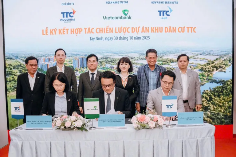 TTC IZ, TTC Land và Vietcombank “bắt tay” phát triển Khu dân cư quy mô hơn 42ha tại Tây Ninh - Công Ty CP Khu Công Nghiệp Thành Thành Công (TTC IZ)