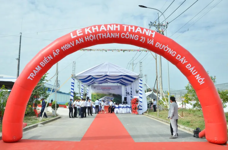 Trạm biến áp 110kV An Hội chính thức vận hành, tăng cường năng lực cấp điện cho KCN Thành Thành Công - Công Ty CP Khu Công Nghiệp Thành Thành Công (TTC IZ)