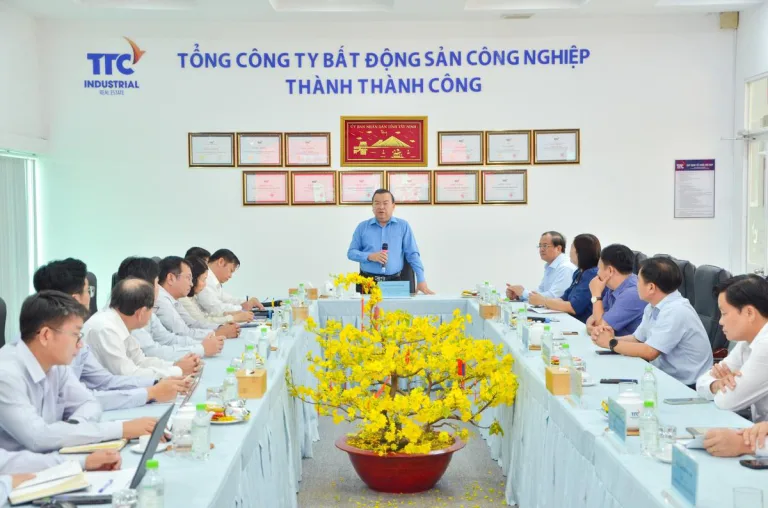 TTC IZ đón tiếp lãnh đạo tỉnh Tây Ninh đến thăm và chúc Tết nhân dịp năm mới 2026 - Công Ty CP Khu Công Nghiệp Thành Thành Công (TTC IZ)