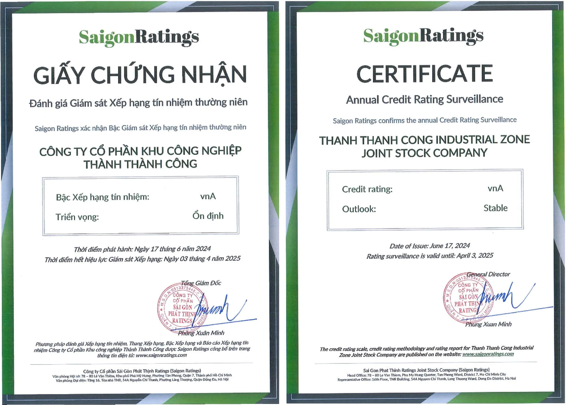Phát triển bền vững - Công Ty CP Khu Công Nghiệp Thành Thành Công (TTC IZ)
