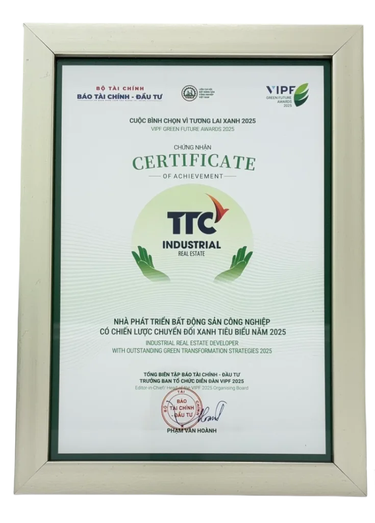 Phát triển bền vững - Công Ty CP Khu Công Nghiệp Thành Thành Công (TTC IZ)